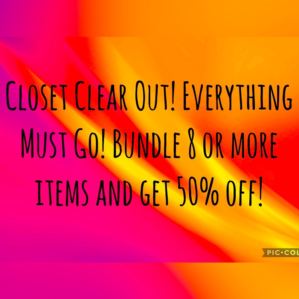 Bundle 8 Items or more and get 50% off!
